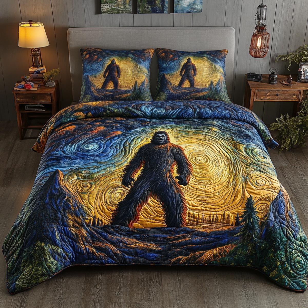 Bigfoot Trails Duvet Cover Set NCU0PVL169