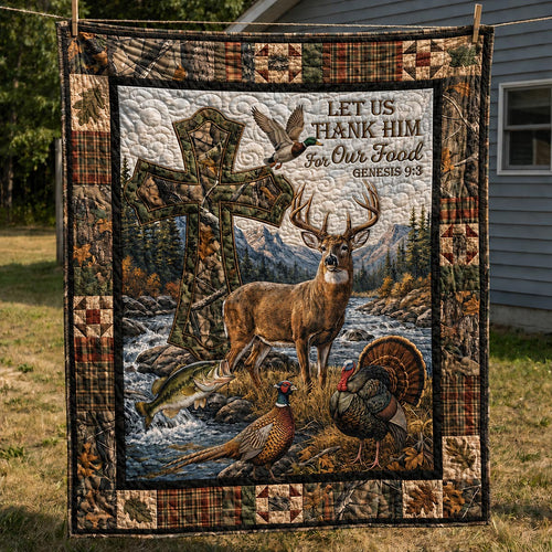 Blessed Harvest Quilted Blanket SN0DV033
