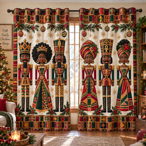 Blessed African Noel Quilted Curtains SN0PT1273