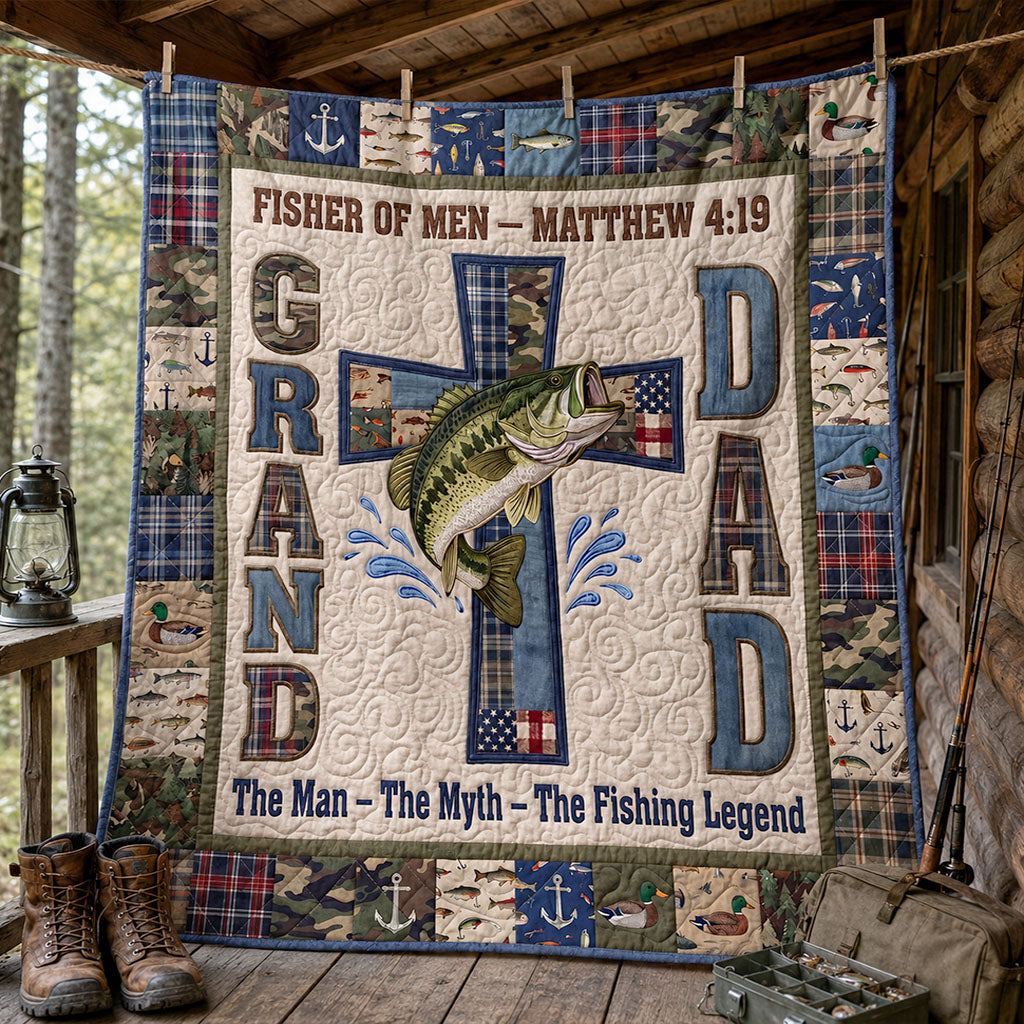 Blessed Fisher of Men Heirloom Quilted Blanket SN0PT078