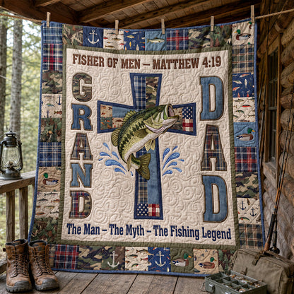 Blessed Fisher of Men Heirloom Quilted Blanket SN0PT078