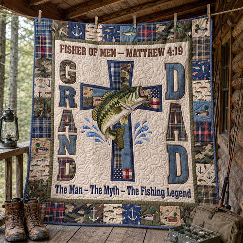 Blessed Fisher of Men Heirloom Quilted Blanket SN0PT078