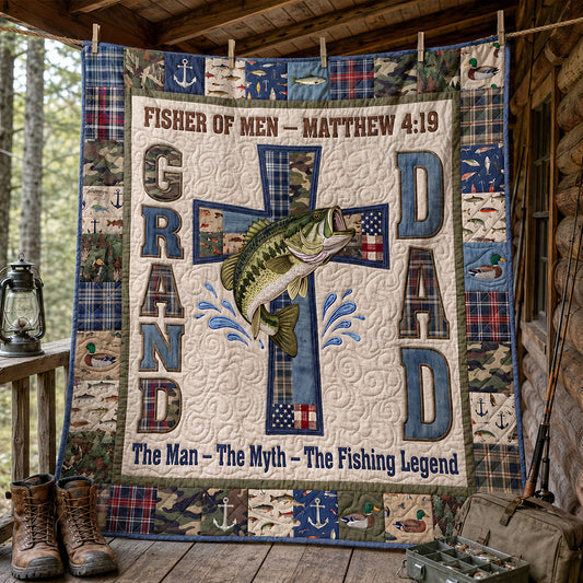 Blessed Fisher of Men Heirloom Quilted Blanket SN0PT078