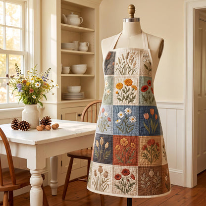 Blooming Fields Quilted Apron SN0DV095