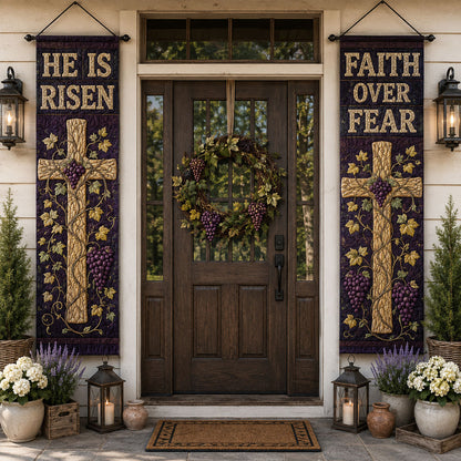 Blooming Grace Welcome Door Banner SN0PT397