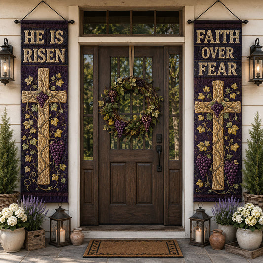 Blooming Grace Welcome Door Banner SN0PT397