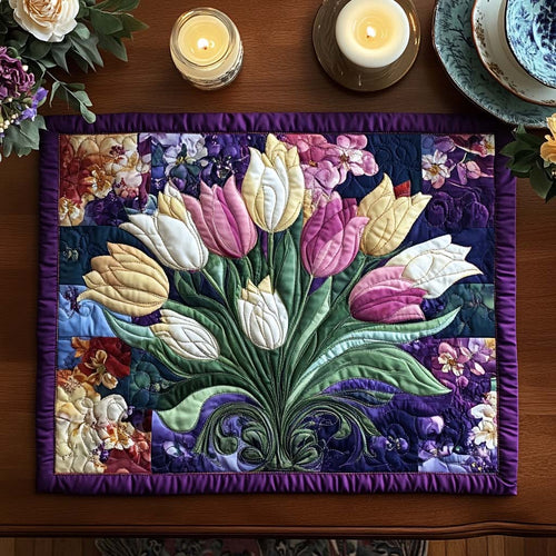 Blossom Beauty Quilted Place Mat NCU0VH3391