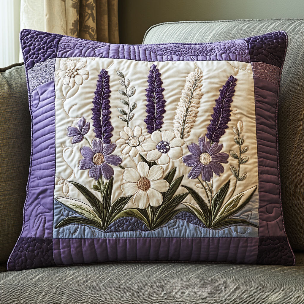 Blossom Haven Quilted Pillow Case NCU0VH4816
