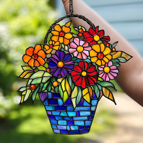 Blossoming Colors - Window Hanging Suncatcher NCU0VL033