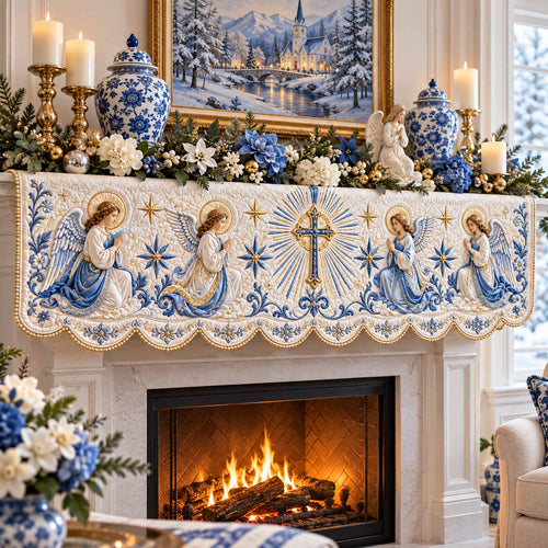 Blue Angels Quilted Mantel Scarf SN0TD1321