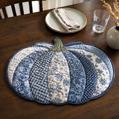 Blue Harvest Custom Shape Quilted Placemat SN0TV020
