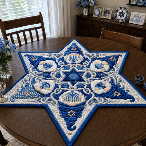 Blue Star Heritage Custom Shape Quilted Table Topper SN0PT775