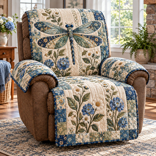Bluebell Garden Quilted Sofa Cover SN0TV907