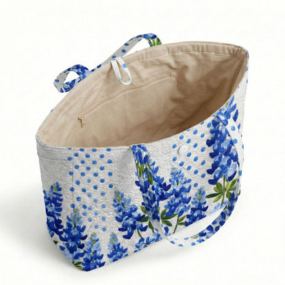 Bluebonnet Whisper Quilted Classic Tote Bag SN0PT011