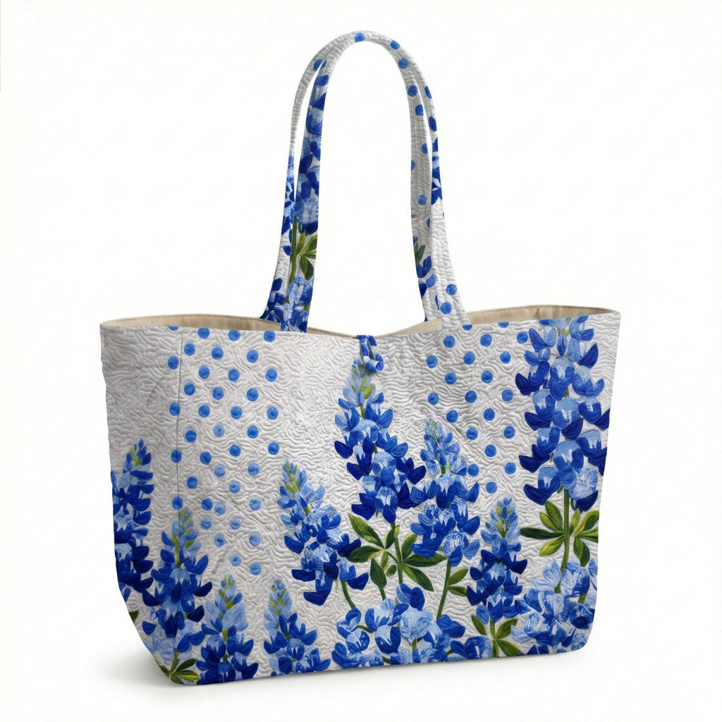 Bluebonnet Whisper Quilted Classic Tote Bag SN0PT011