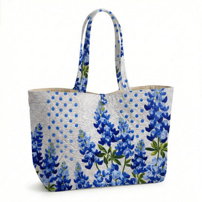Bluebonnet Whisper Quilted Classic Tote Bag SN0PT011