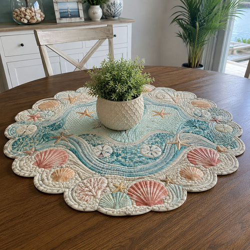 Bluewater Keepsake Custom Shape Quilted Table Topper SN0PT885