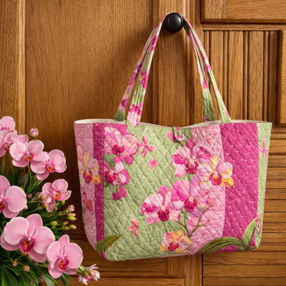 Blush Orchid Harmony Quilted Classic Tote Bag SN0PT012