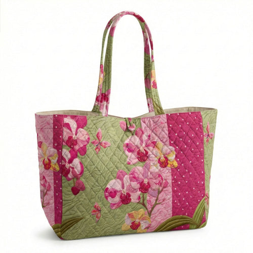 Blush Orchid Harmony Quilted Classic Tote Bag SN0PT012