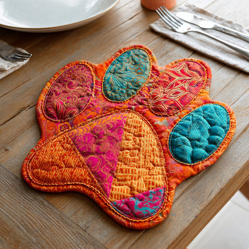 Bohemian Mosaic Custom Shape Quilted Placemat NCU0LV090
