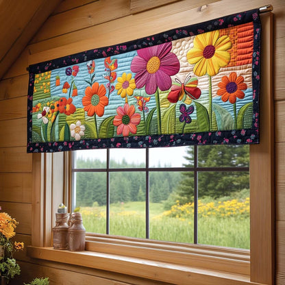 Boho Path Quilted Valance NCU0DV768