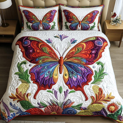 Bold Butterflies Duvet Cover Set NCU0PVL141