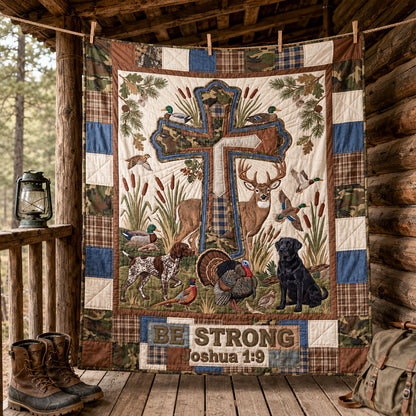 Bold Devotion Hunting Quilted Blanket SN0PT064
