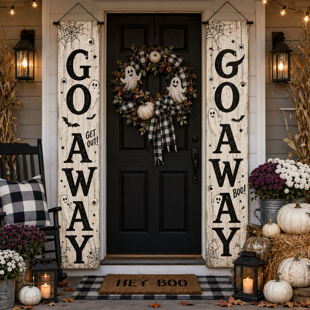 Boo Crew Gathering Welcome Door Banner SN0PT302