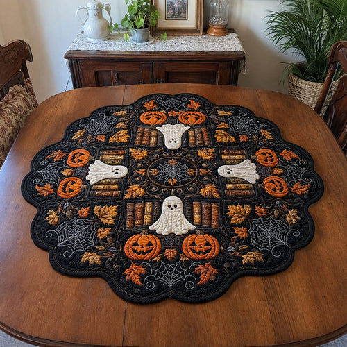 Boo Spellbound Custom Shape Quilted Table Topper SN0PT534