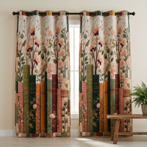 Book Garden Quilted Curtains NCU0KD036