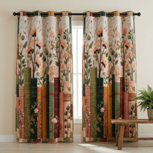Book Garden Quilted Curtains NCU0KD036