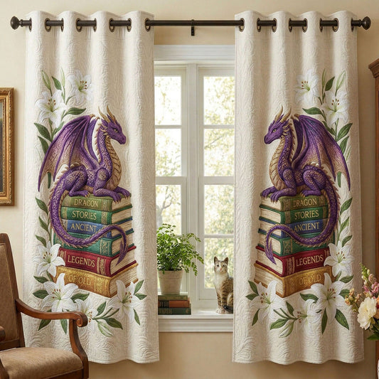 Book Warden Quilted Curtains NCU0ND64