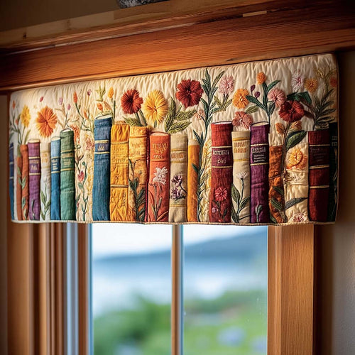Bookish Garden Quilted Valance NCU0PVL459