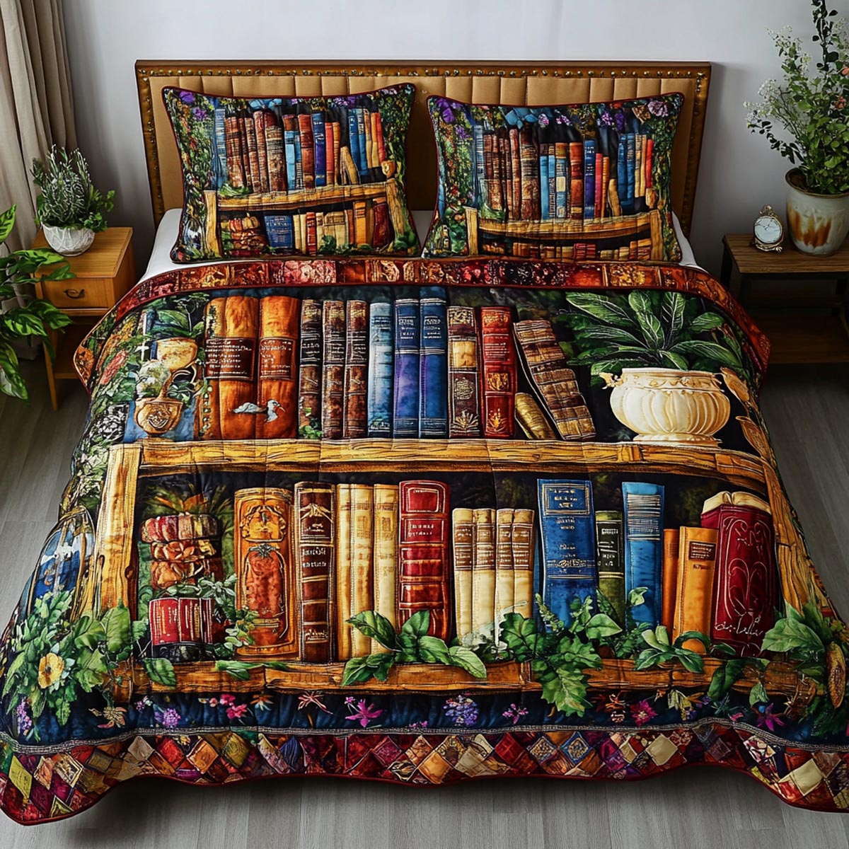 Bookish Vibes Duvet Cover Set NCU0PVL228
