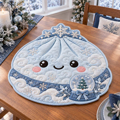 Boreal Dumpling Custom Shape Quilted Table Topper SN0HH0739