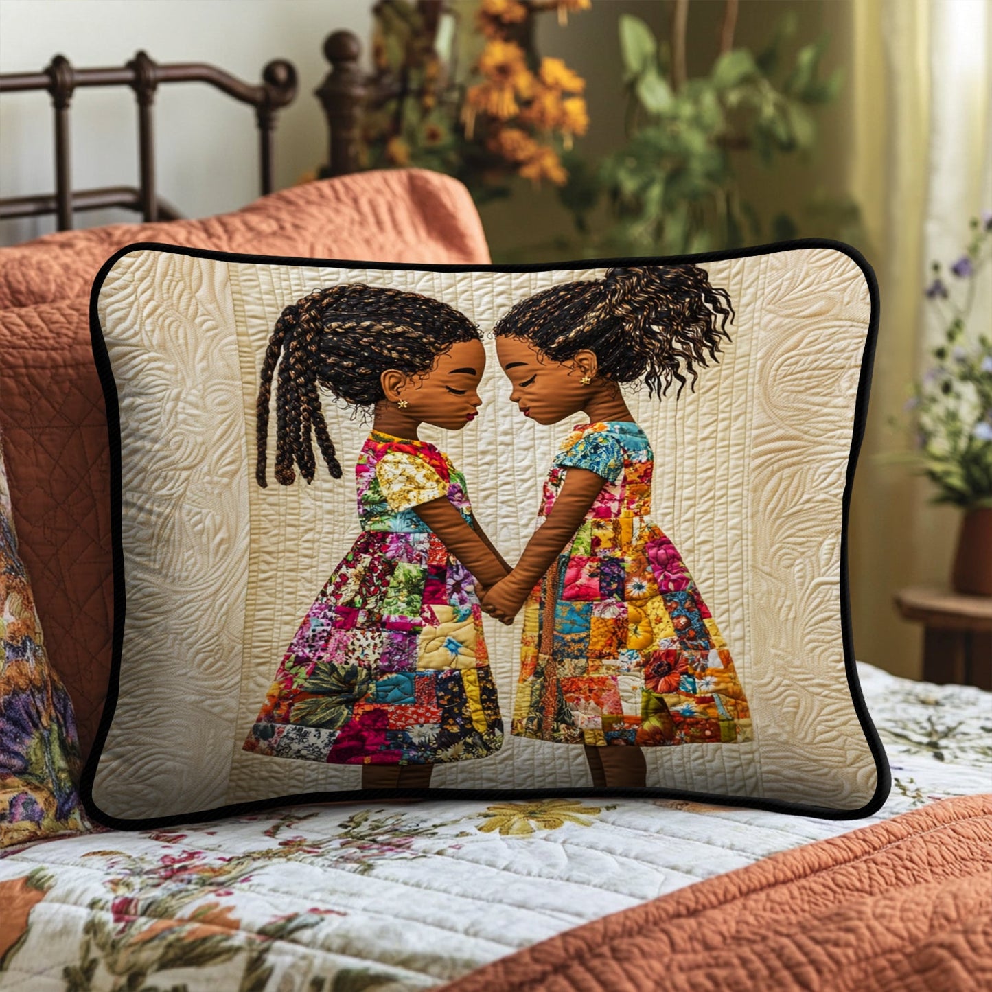Braided Souls Quilted Bedding Pillow Case NCU0NT8043