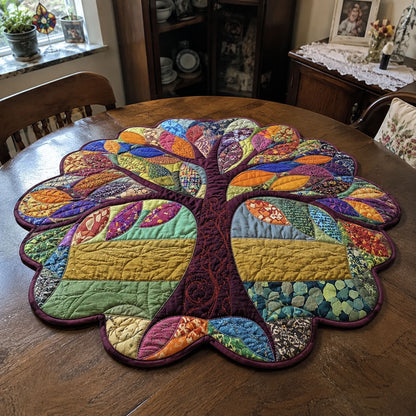 Branches in Bloom Custom Shape Quilted Table Topper SN0PT716