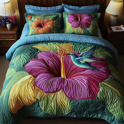Breeze Nectar 3-Piece Quilted Bedding Set NCU0NVH603