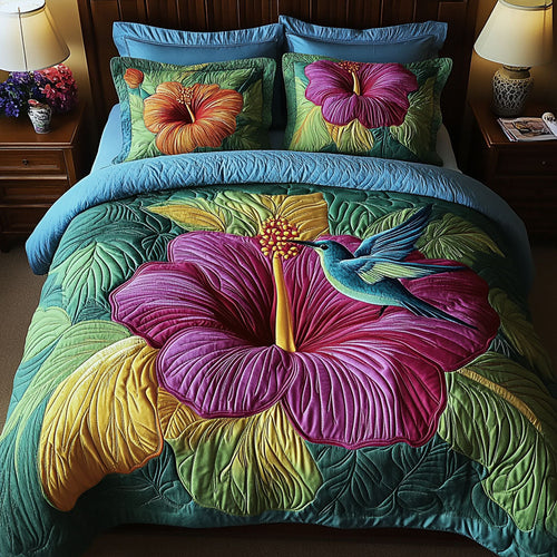 Breeze Nectar 3-Piece Quilted Bedding Set NCU0NVH603
