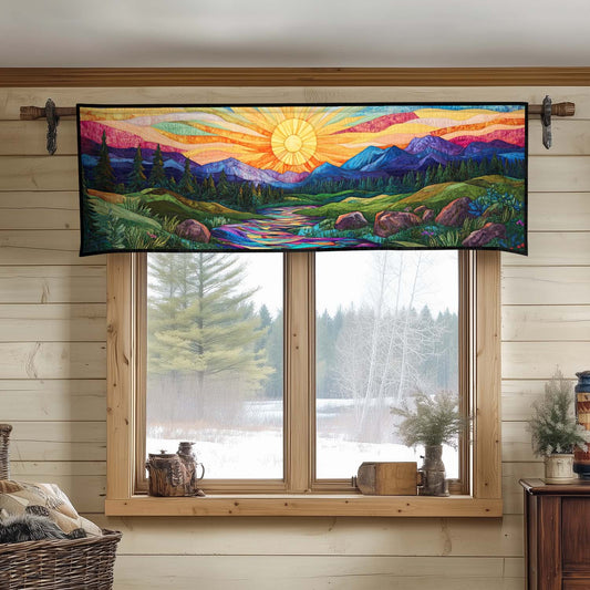 Bright Horizon Quilted Valance NCU0DK4818