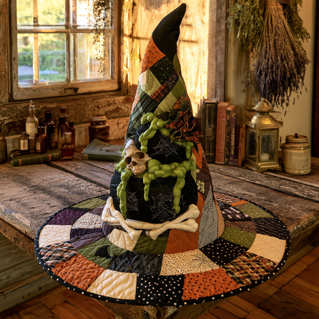 Bubbling Hex Quilted Witch Hat SN0PT561