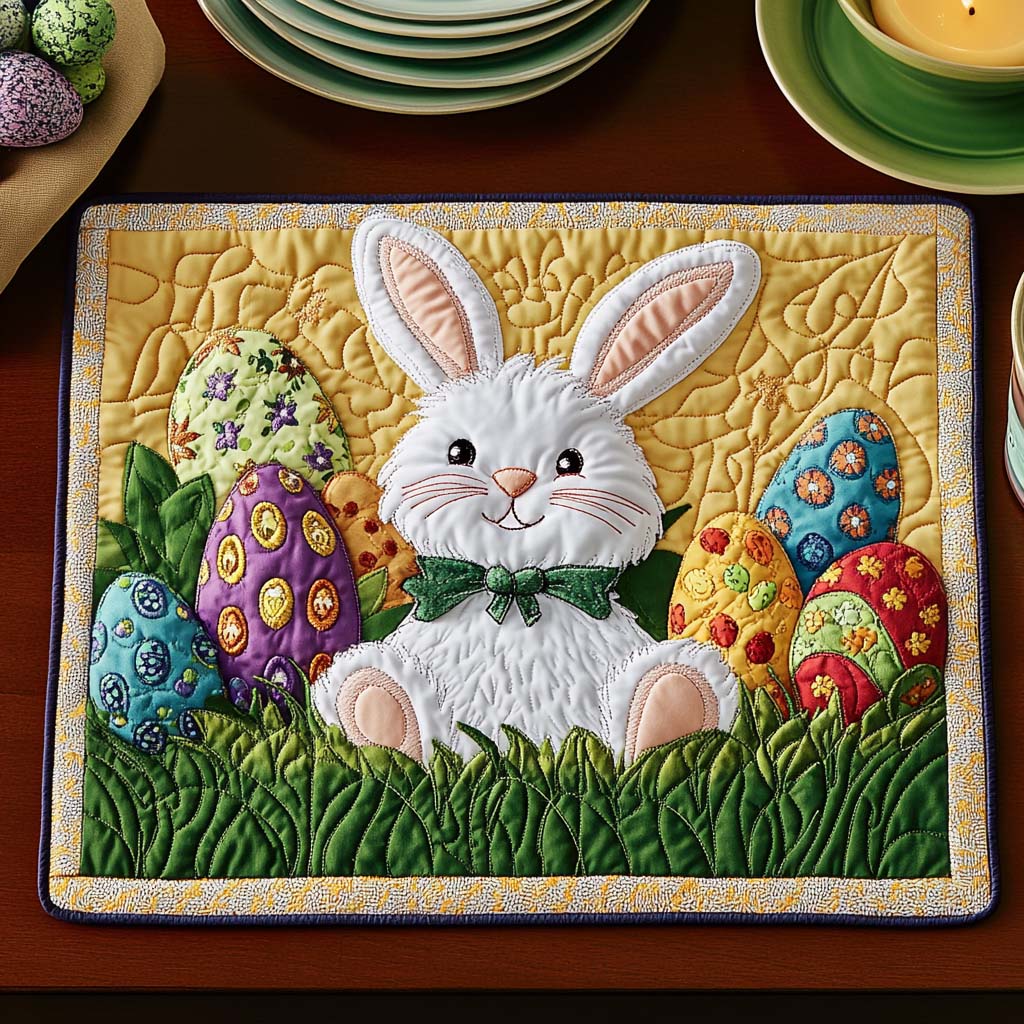 Bunny Bliss Quilted Place Mat NCU0VH3488