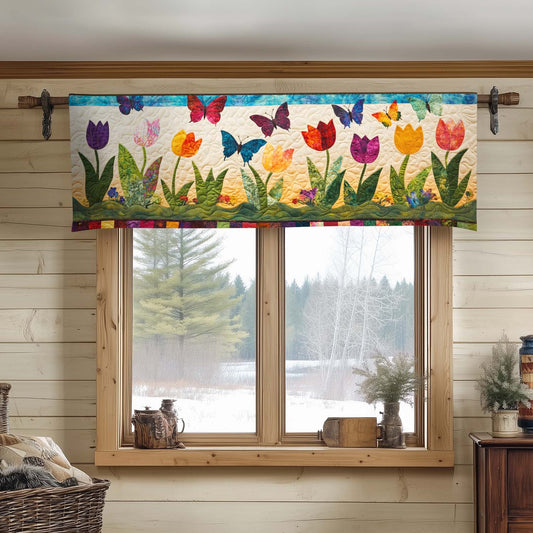 Butterfly Bliss Quilted Valance NCU0VH3780