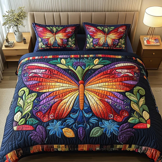 Butterfly Blooms Duvet Cover Set NCU0PVL140
