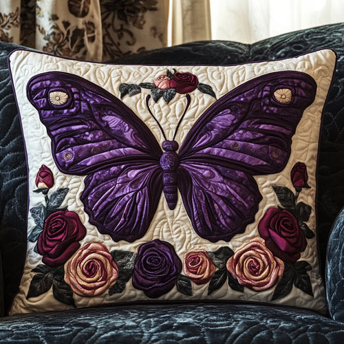 Butterfly Dreams Quilted Bedding Pillow Case NCU0VH2090