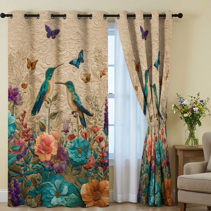 Butterfly Garden Song Quilted Curtains NCU0TN269