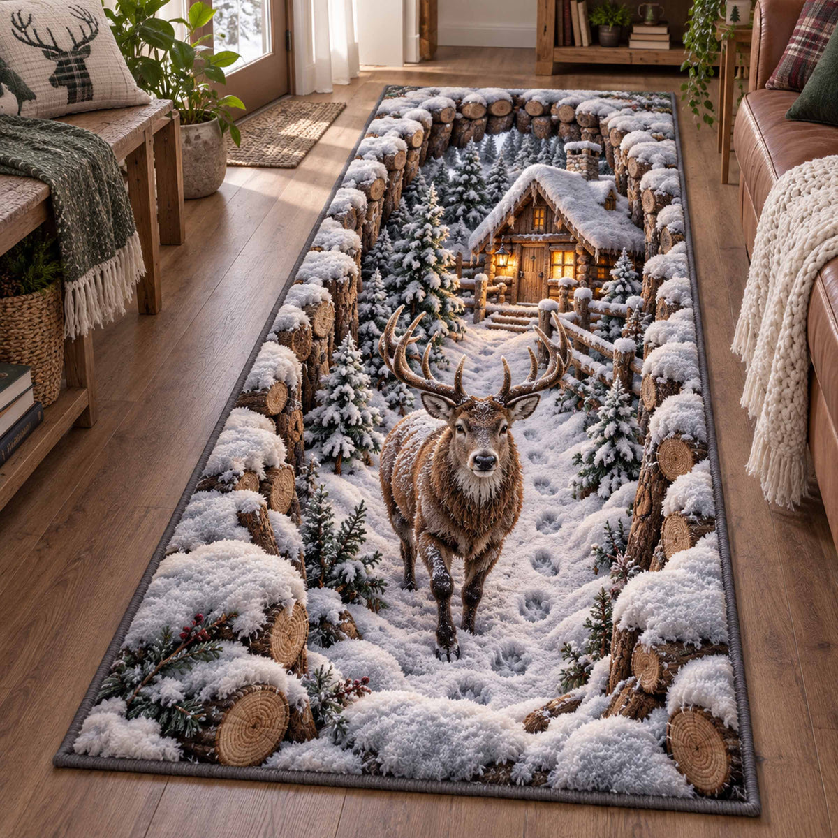 Cabin Stag Runner Carpet SN0TD1013
