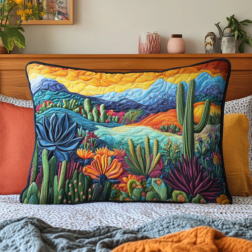 Cactus Comfort Quilted Bedding Pillow Case NCU0VH3082