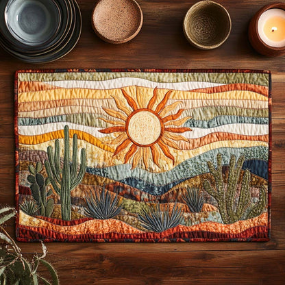 Cactus Sunset Quilted Place Mat NCU0VH3101