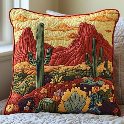 Cactus Trail Quilted Pillow Case NCU0DV4337